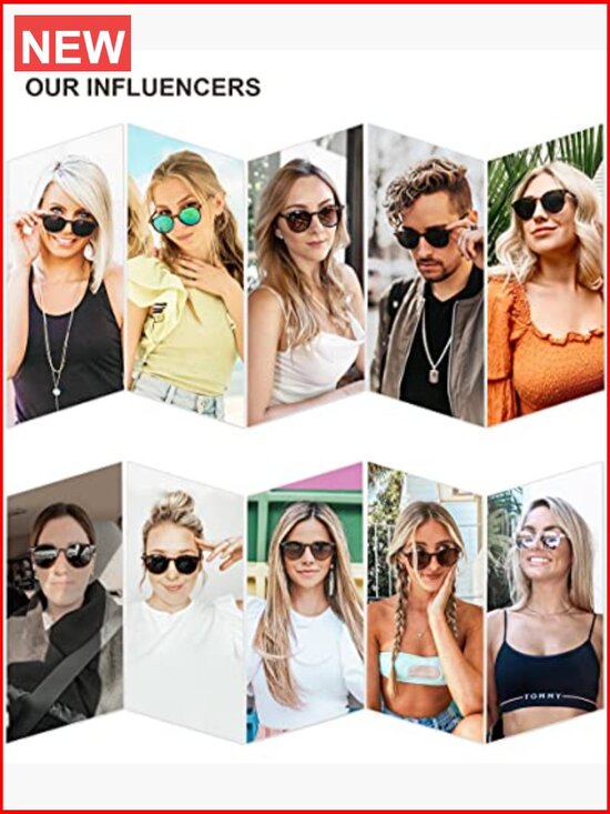 Small Round Classic Polarized Sunglasses UV400 Protection Lightweight main image 6